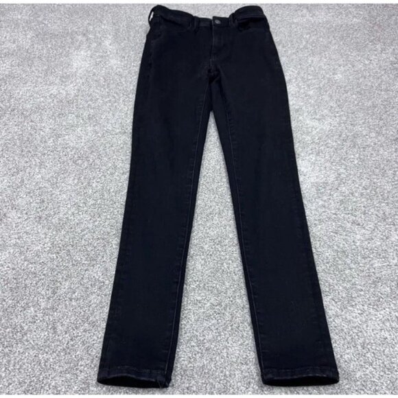 American Eagle Outfitters High Rise Jegging Jean Skinny Black Size 2 - Picture 1 of 9